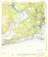 Fort Barrancas 1943 topographic map thumbnail