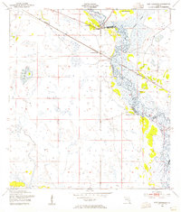 Fort Basinger 1953 topographic map thumbnail