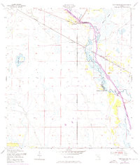 Fort Basinger 1953 topographic map thumbnail