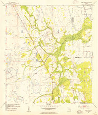 Fort Drum 1953 topographic map preview