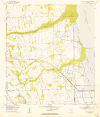 Fort Drum NE 1953 topographic map thumbnail