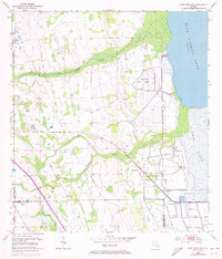 Fort Drum NE 1953 topographic map thumbnail