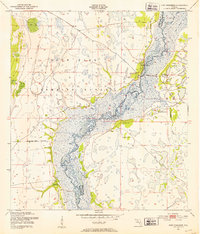 Fort Kissimmee 1952 topographic map thumbnail
