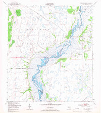 Fort Kissimmee 1952 topographic map thumbnail