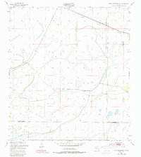 Fort Kissimmee NE 1953 topographic map thumbnail
