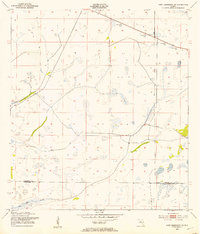 Fort Kissimmee NE 1953 topographic map thumbnail