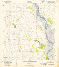 Fort Kissimmee NW 1952 topographic map thumbnail