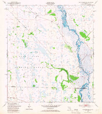 Fort Kissimmee NW 1952 topographic map thumbnail