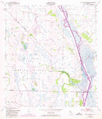 Fort Kissimmee NW 1952 topographic map thumbnail