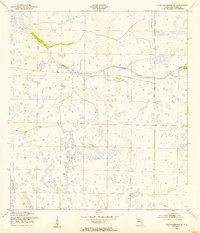 Fort Kissimmee SE 1953 topographic map thumbnail