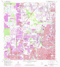 Fort Lauderdale North 1962 topographic map thumbnail