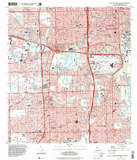 Fort Lauderdale South 1994 topographic map thumbnail