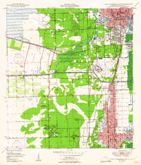Fort Lauderdale South 1949 topographic map thumbnail