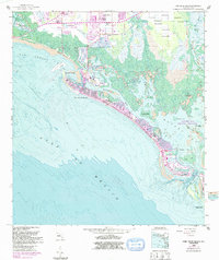 Fort Myers Beach 1958 topographic map thumbnail