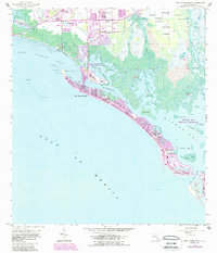 Fort Myers Beach 1958 topographic map thumbnail