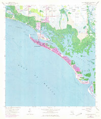 Fort Myers Beach 1958 topographic map thumbnail