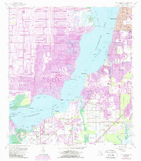 Fort Myers SW 1958 topographic map thumbnail