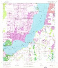 Fort Myers SW 1958 topographic map thumbnail