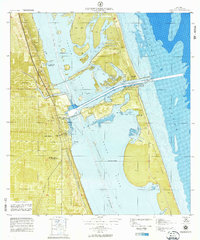 Fort Pierce 1972 topographic map preview