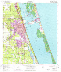 Fort Pierce 1949 topographic map preview