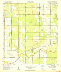 Fort Pierce NW 1950 topographic map thumbnail