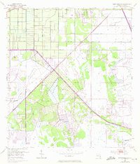Fort Pierce SW 1953 topographic map thumbnail
