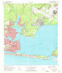 Fort Walton Beach 1970 topographic map thumbnail