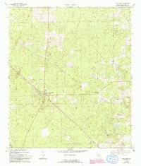 Fort White 1969 topographic map thumbnail