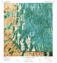 Fortymile Bend 1973 topographic map thumbnail