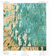 Fortymile Bend 1973 topographic map thumbnail