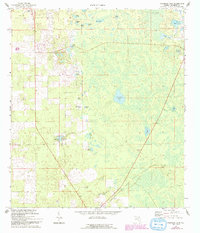 Fourmile Lake 1968 topographic map thumbnail