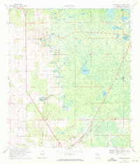 Fourmile Lake 1968 topographic map thumbnail