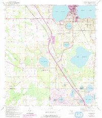 Frostproof 1953 topographic map preview
