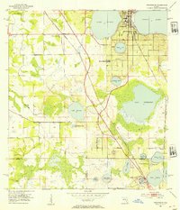 Frostproof 1953 topographic map thumbnail