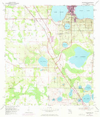 Frostproof 1953 topographic map thumbnail