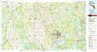Gainesville topographic map thumbnail