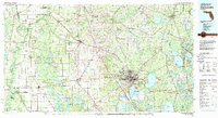 Gainesville 1981 topographic map thumbnail