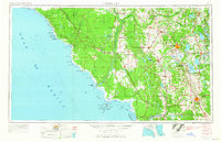 Gainesville 1954 topographic map thumbnail