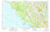 Gainesville 1954 topographic map thumbnail