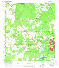 Gainesville West 1966 topographic map thumbnail
