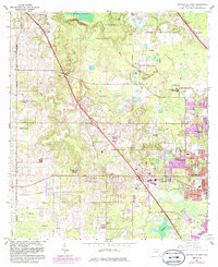 Gainesville West 1966 topographic map thumbnail