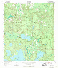Gap Lake 1950 topographic map thumbnail