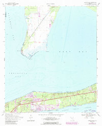 Garcon Point 1970 topographic map thumbnail