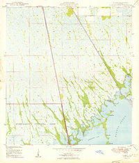 Glades 1950 topographic map thumbnail
