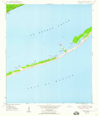 Goose Island 1950 topographic map thumbnail