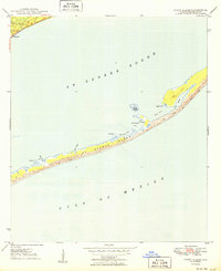 Goose Island 1950 topographic map thumbnail