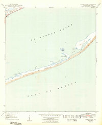 Goose Island 1950 topographic map thumbnail