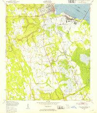 Green Cove Springs 1949 topographic map thumbnail