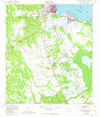 Green Cove Springs 1949 topographic map thumbnail