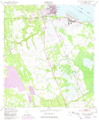 Green Cove Springs 1949 topographic map thumbnail